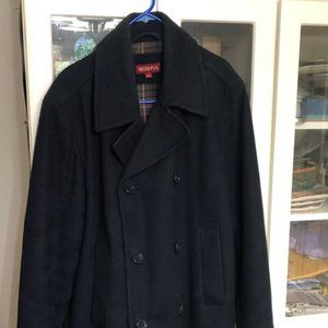 Merona Wool Navy Coat L